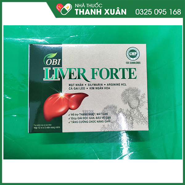 Viên uống Liver Forte - Thanh nhiệt, mát gan, giúp giải độc và bảo vệ tế bào gan, tăng cường chức năng gan